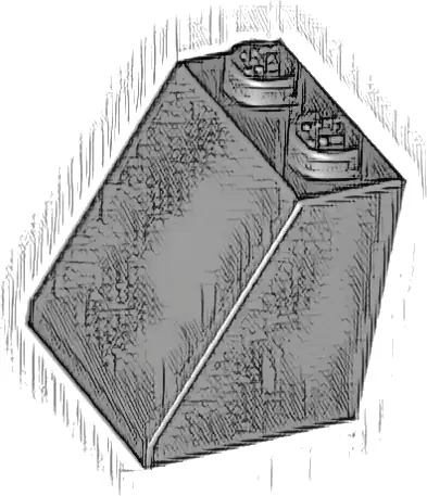 Slope 65 2 x 2 x 2 with Bottom Tube