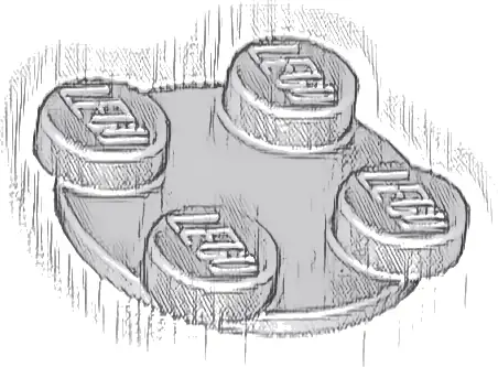 Turntable 2 x 2 Plate, Top
