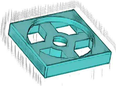 Turntable 2 x 2 Plate, Base