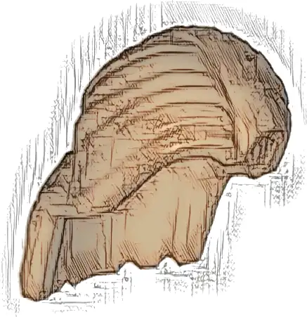 Minifigure, Hair Long, Parted in Center