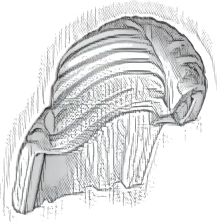 Minifigure, Hair Long, Parted in Center