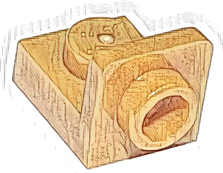 Bracket 1 x 1 - 1 x 1 Inverted
