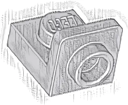 Bracket 1 x 1 - 1 x 1 Inverted