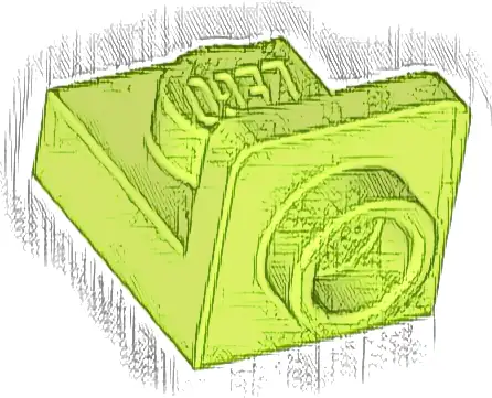 Bracket 1 x 1 - 1 x 1 Inverted