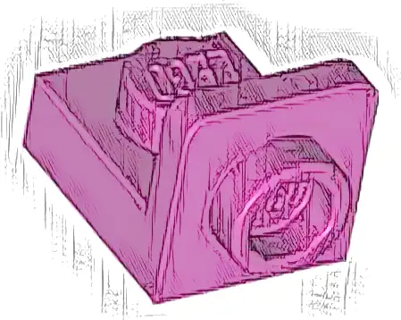 Bracket 1 x 1 - 1 x 1 Inverted