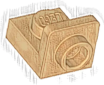 Bracket 1 x 1 - 1 x 1 Inverted