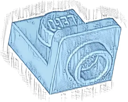 Bracket 1 x 1 - 1 x 1 Inverted