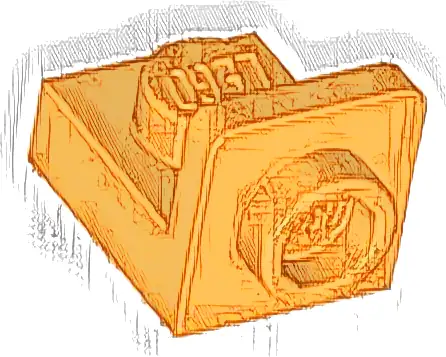 Bracket 1 x 1 - 1 x 1 Inverted