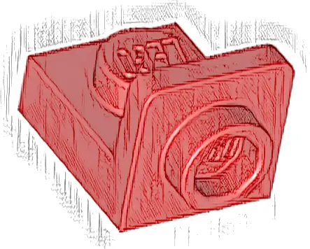Bracket 1 x 1 - 1 x 1 Inverted