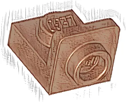 Bracket 1 x 1 - 1 x 1 Inverted