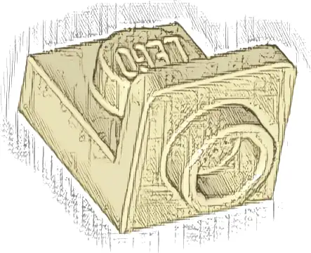 Bracket 1 x 1 - 1 x 1 Inverted
