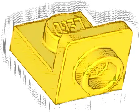 Bracket 1 x 1 - 1 x 1 Inverted