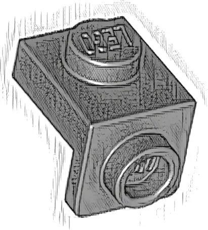 Bracket 1 x 1 - 1 x 1