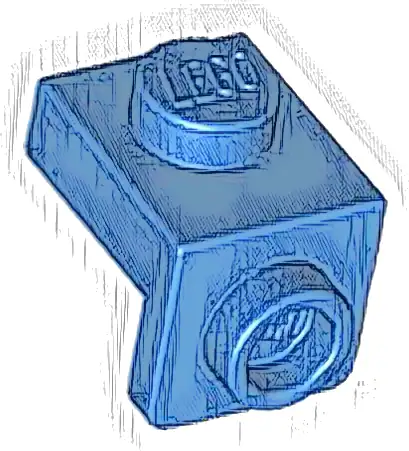 Bracket 1 x 1 - 1 x 1