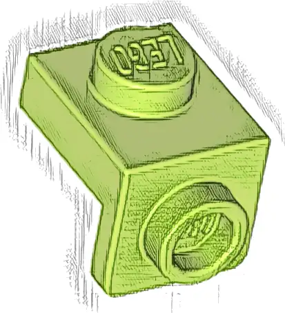 Bracket 1 x 1 - 1 x 1