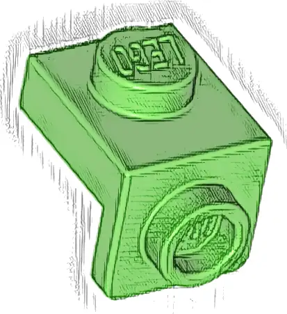 Bracket 1 x 1 - 1 x 1