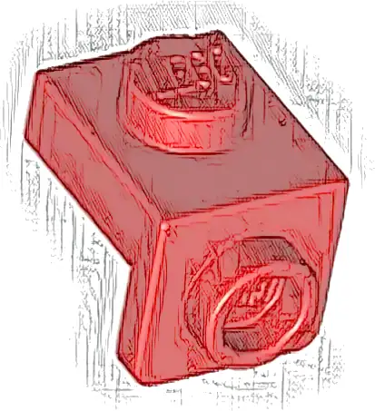 Bracket 1 x 1 - 1 x 1