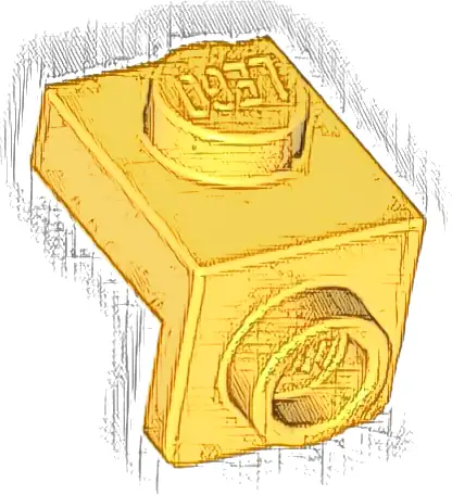 Bracket 1 x 1 - 1 x 1