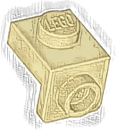 Bracket 1 x 1 - 1 x 1