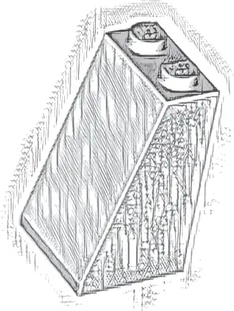 Slope 75 2 x 2 x 3 - Solid Studs