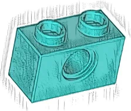 Technic, Brick 1 x 2 with Hole