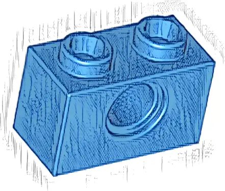 Technic, Brick 1 x 2 with Hole