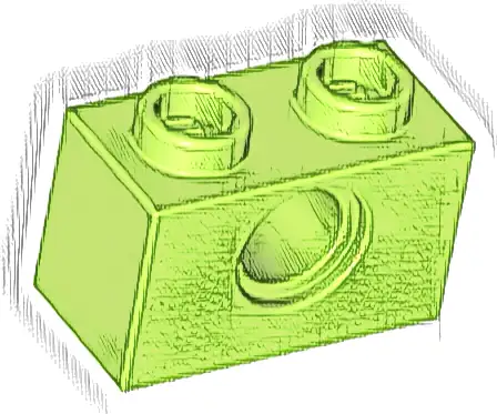 Technic, Brick 1 x 2 with Hole