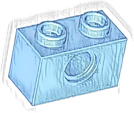 Technic, Brick 1 x 2 with Hole