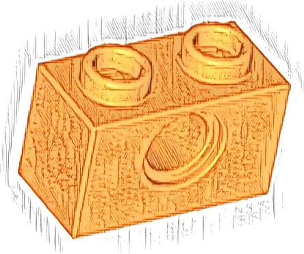 Technic, Brick 1 x 2 with Hole