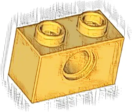 Technic, Brick 1 x 2 with Hole