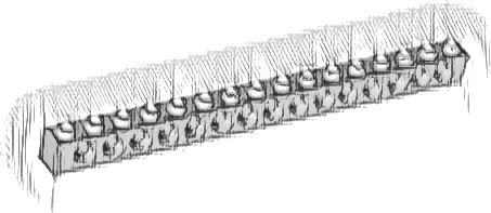 Technic, Brick 1 x 16 with Holes
