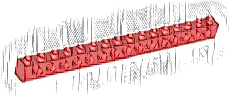 Technic, Brick 1 x 16 with Holes