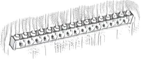 Technic, Brick 1 x 16 with Holes