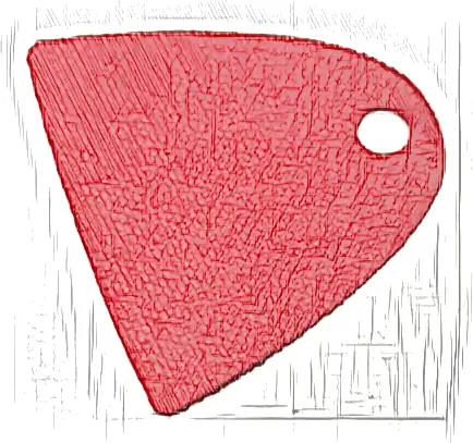 Minifigure Cape Cloth, Straight Bottom with Single Top Hole - Spongy Stretchable Fabric