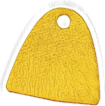 Minifigure Cape Cloth, Straight Bottom with Single Top Hole - Spongy Stretchable Fabric