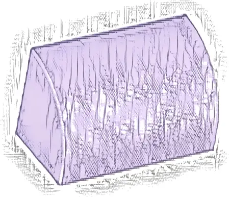 Slope, Curved 1 x 2 with Bottom Stud Holder