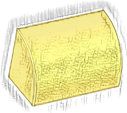 Slope, Curved 1 x 2 with Bottom Stud Holder