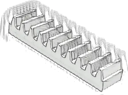 Technic, Gear Rack 1 x 4