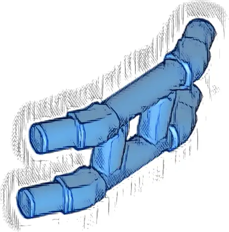 Bar   3.6L Double with Angled Ends (Train Pantograph Shoe)