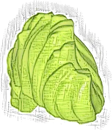 Minifigure, Hair Mohawk, Wide and Wavy