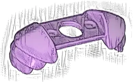 Minifigure Armor Shoulder Pads Ridged