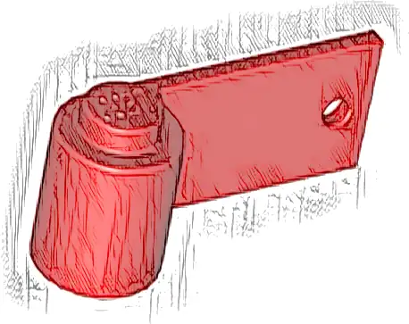 Door 1 x 3 x 1 Right