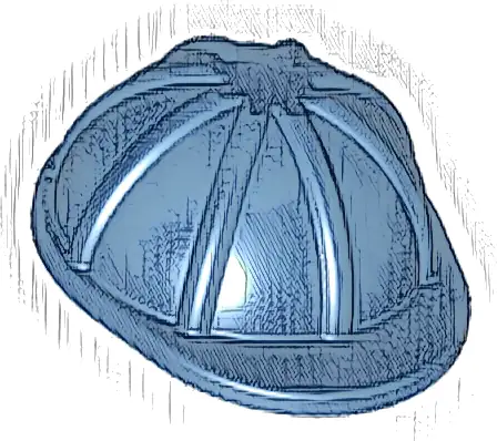 Minifigure, Headgear Helmet Construction