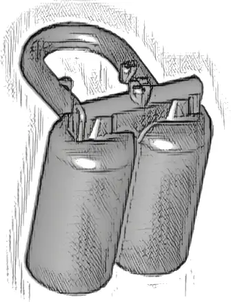 Minifigure Air Tanks