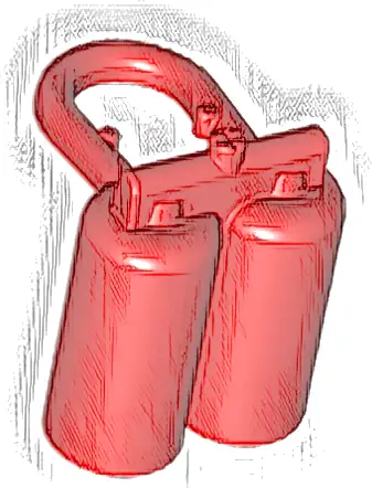 Minifigure Air Tanks