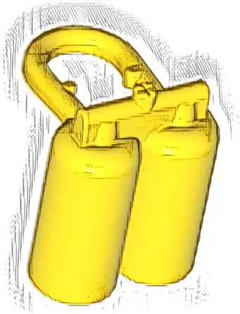 Minifigure Air Tanks