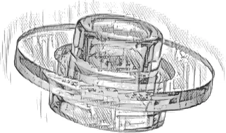 Minifigure, Utensil Tea Saucer with Hollow Stud