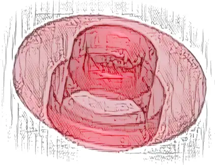 Minifigure, Utensil Tea Saucer with Hollow Stud