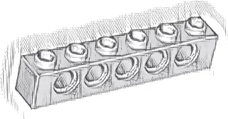 Technic, Brick 1 x 6 with Holes