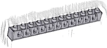 Technic, Brick 1 x 12 with Holes